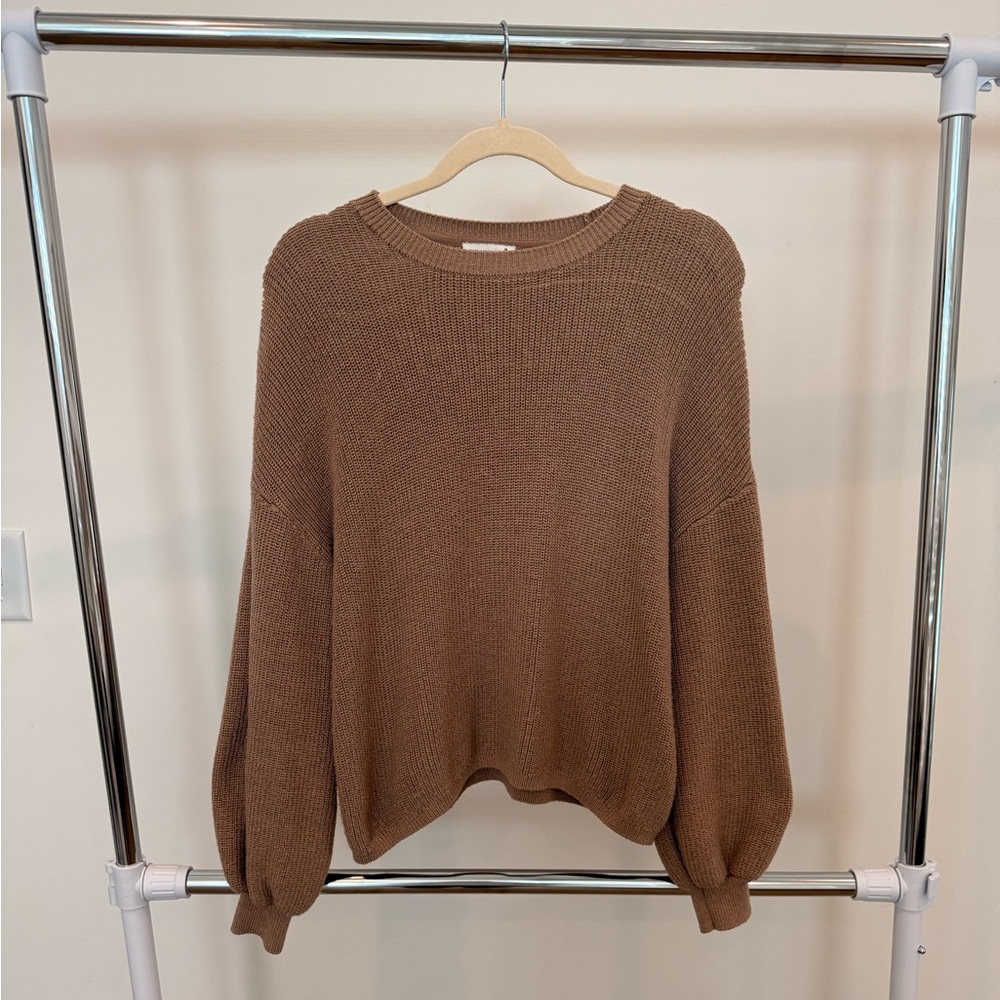 Gentle Fawn Warm Brown Crew Neck Sweater